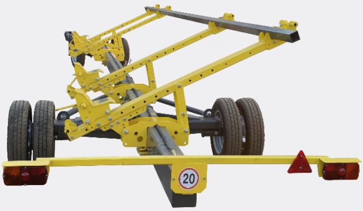 «CARRELLO 2 AXES» УНІВЕРСАЛЬНИЙ ДВОВІСНИЙ ВІЗОК ДЛЯ ЖНИВАРОК