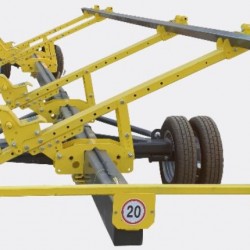 «CARRELLO 2 AXES» УНІВЕРСАЛЬНИЙ ДВОВІСНИЙ ВІЗОК ДЛЯ ЖНИВАРОК